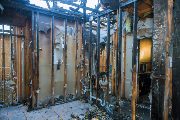 Professional Fire Damage Removal technician working in Oak Grove, MO